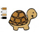 Free Turtle Embroidery Design